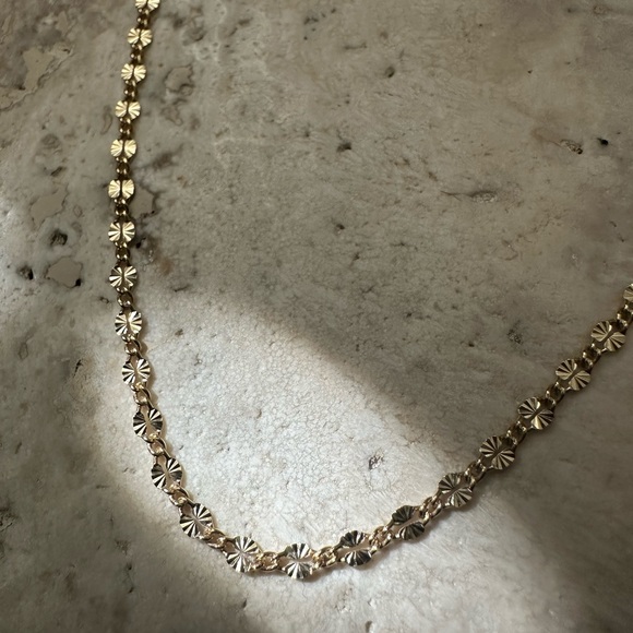 artifice jewelry Jewelry - LAST ONE! 14k Gold Fill 18” Boho Starburst Chain with 2.5mm faceted links